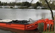 Haggerston Castle Pond Weed Control